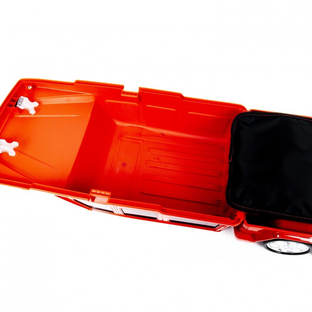 Детски куфар ENZO NORI модел ROAD полипропилен червен